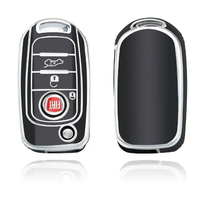 Dutch Shield Sleutelhoesje  Fiat zwart B3