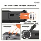Noodradio Solar Powerbank Opwindbaar