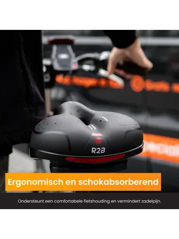 Fietszadel met Waterdichte Zadelhoes