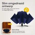 Stormparaplu met hoes