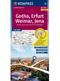 Fietskaart FK 3362 Gotha - Erfurt