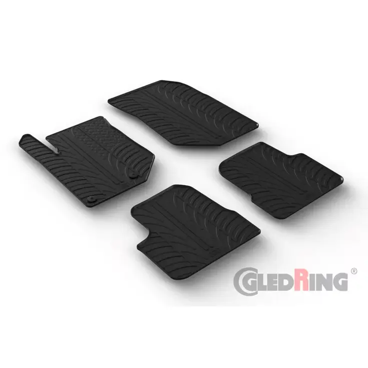 Peugeot 208 II 2019 / 2008 II 2020 & Opel Corsa F 2019 / Mokka 2020- excl. Electric - Rubbermatten - Gledring