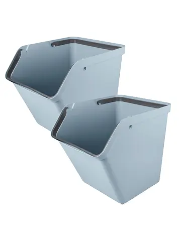 Sigma home sorteer unit 60L blauw- 2 dlg