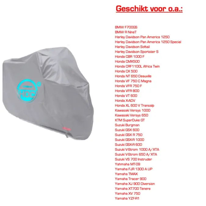 Motorhoes 245x105x125 - Waterdicht