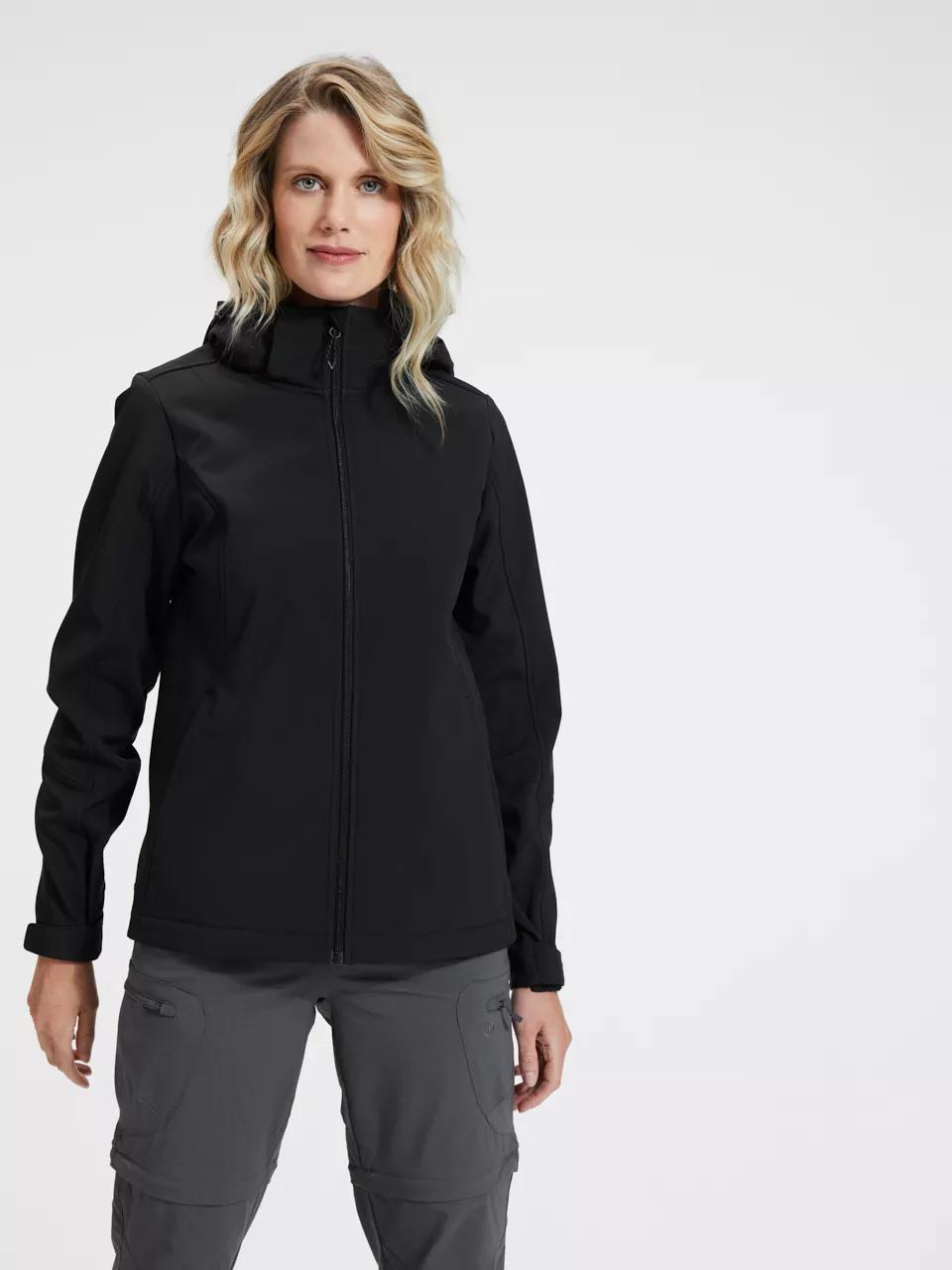 ANWB  Ylva  Softshell jas dames  Human Nature  Zwart   S main product image