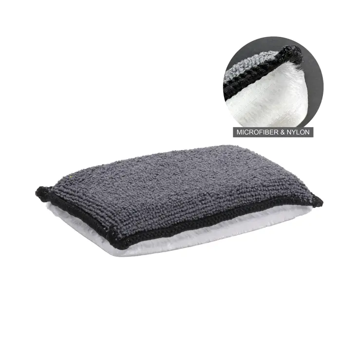 2-in-1 Interieur Schrobspons met Microvezelzijde