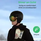 GO-OFF XTREME Skihelm met Vizier zwart L