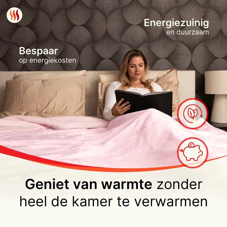 Elektrische Bovendeken XXL - 180x160 cm