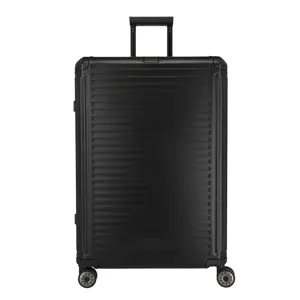 Travelite aluminium 4w trolley l Zwart