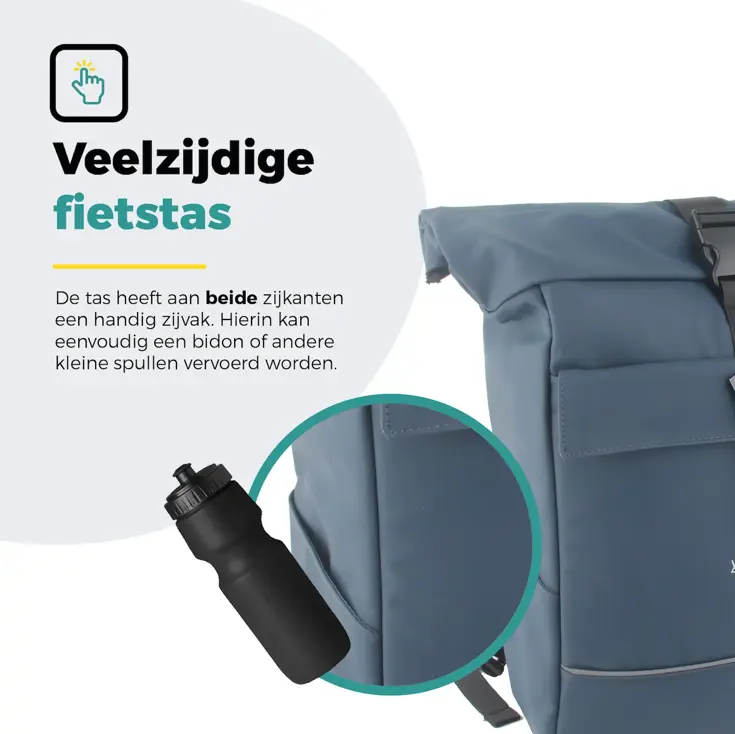 Voltano Luxe E-bike Rolltop Fietstas