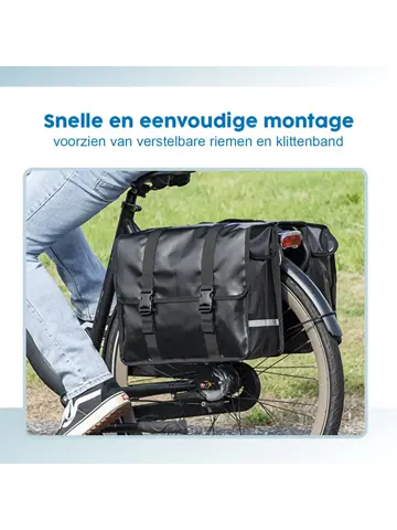 ProPlus Fietstas Dubbel - 40 L