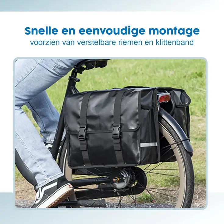 ProPlus Fietstas Dubbel - 40 L
