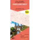 ANWB Fiets en wandelknooppuntenkaart N4 Friesland west