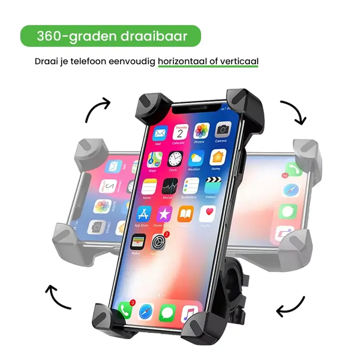 CLAW Telefoonhouder Fiets - Draaibaar & Antischok