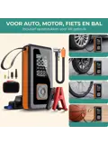 5 in 1 Jumpstarter en Compressor