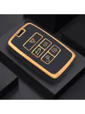 TPU Sleutelhoesje voor Landrover goud B5