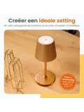 Essence Tafellamp Oplaadbaar - 26cm - LED