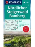 Wandelkaart WK167 Nördlicher Steigerwald