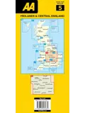 Wegenkaart 5 Midlands & Central England