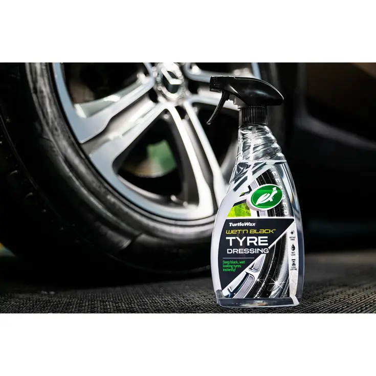 Wet 'N' Black bandencoating voor langdurige glans