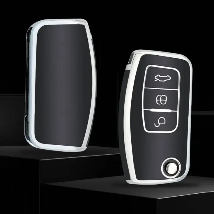 TPU Sleutelhoesje voor Ford zwart G3