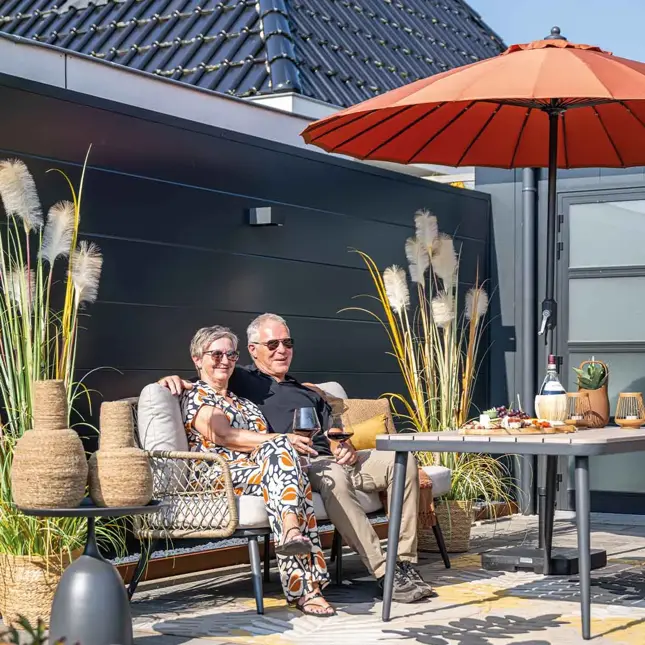 Manilla Ø250 Stokparasol Garden Impressions