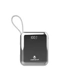 Powerbank 10.000 mAh met ingebouwde kabels