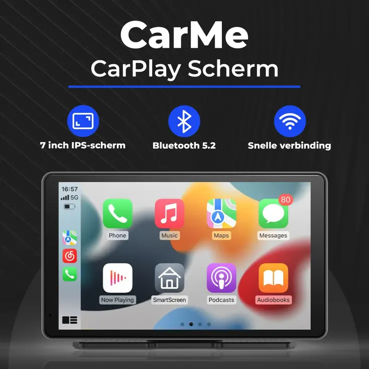 CarPlay/Android Auto scherm 7 inch