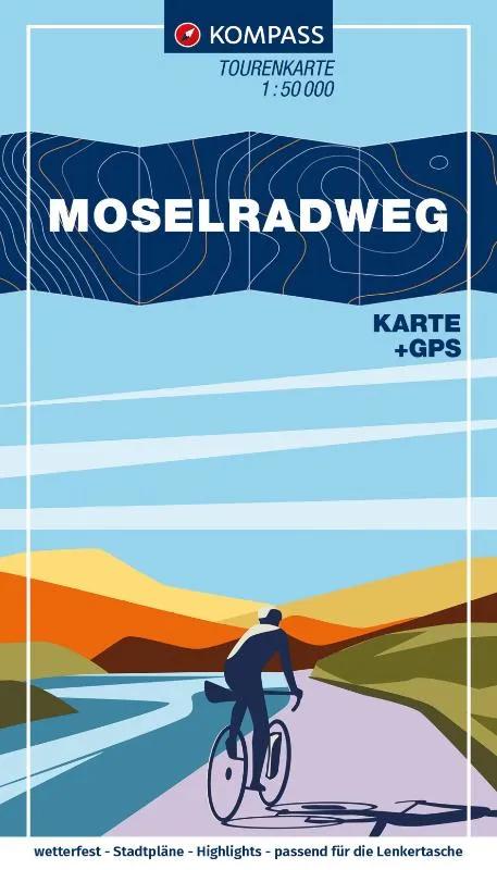 Kompass  fietskaart 7007 Moselradweg main product image