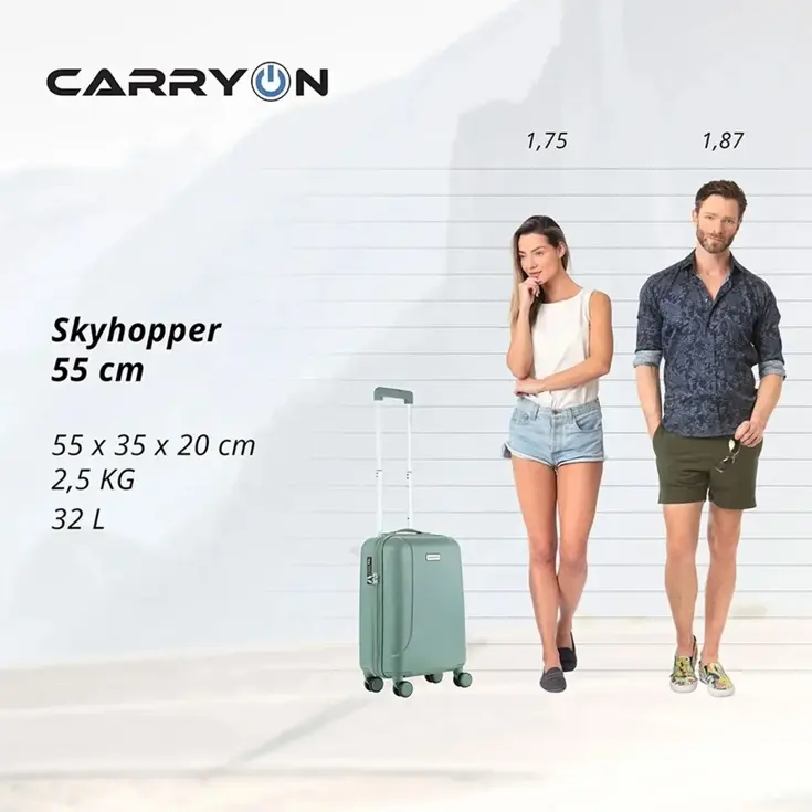 CarryOn Skyhopper 55cm koffer 32 L