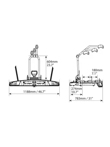 Nordrive Wave 3 fietsendrager
