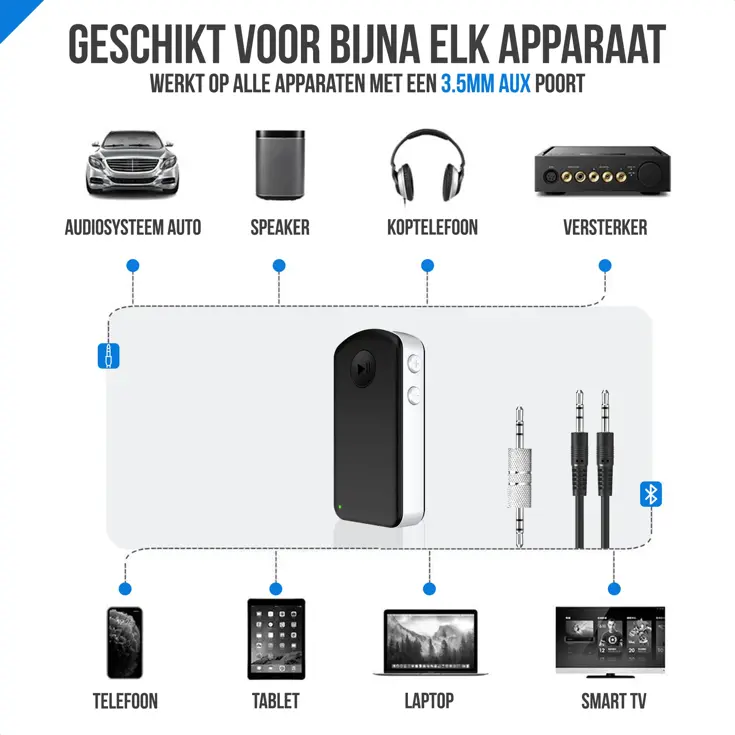Bluetooth Receiver - 3.5MM AUX
