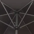 CUHOC Parasol Zwart Ø3m + Hoes en lichte Voet