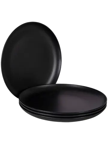 Dinerbord Orville 4 Stuks Zwart