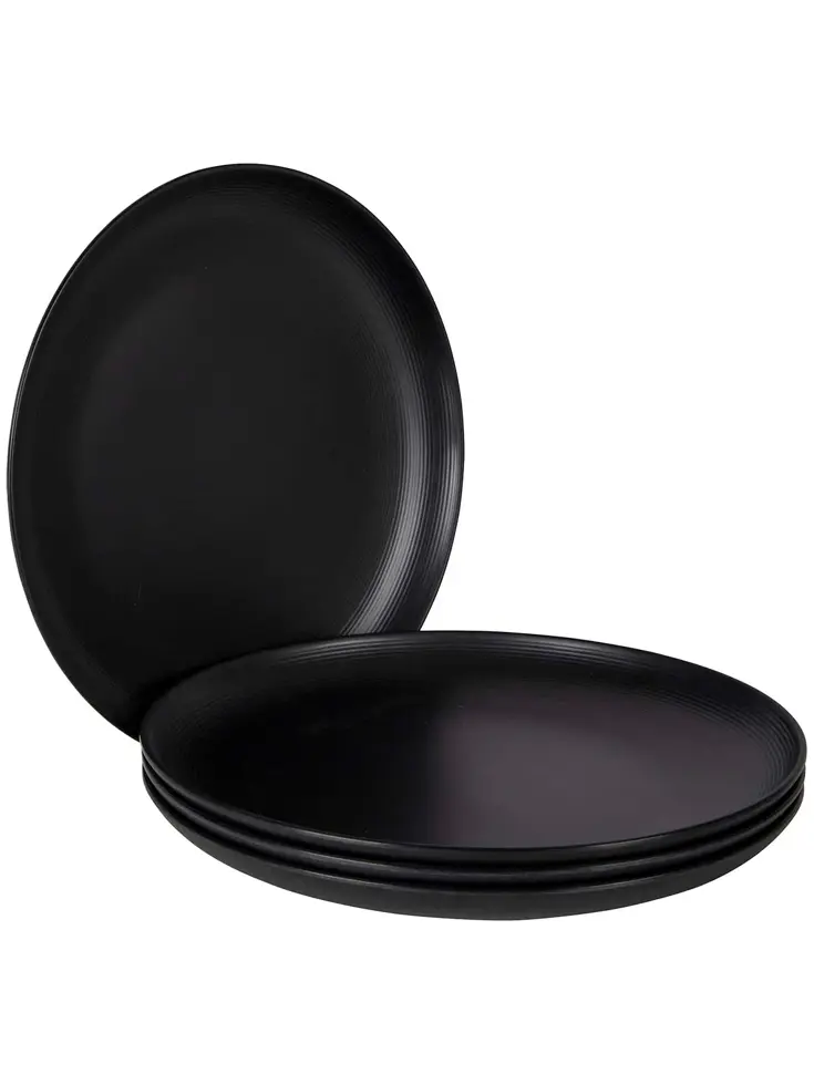 Dinerbord Orville 4 Stuks Zwart