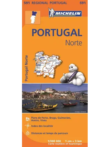 Michelin wegenkaart Regional 591 Portugal noord