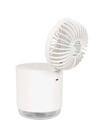 Ventilator met luchtbevochtiger