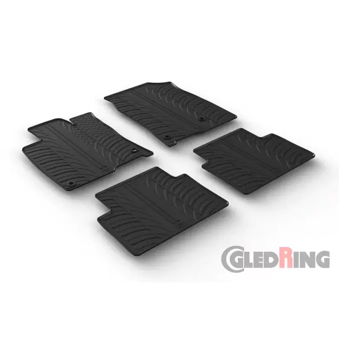 Honda Civic Sedan/Hatchback 2017-2021 - Rubbermatten - Gledring