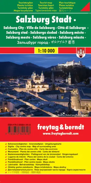 F&B Stadsplattegrond Salzburg