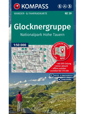 Wandelkaart WK39 Glocknergruppe