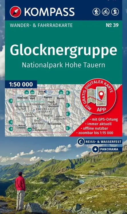 Wandelkaart WK39 Glocknergruppe