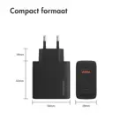 65W Wall Charger 2x USB-C 1x USB-A