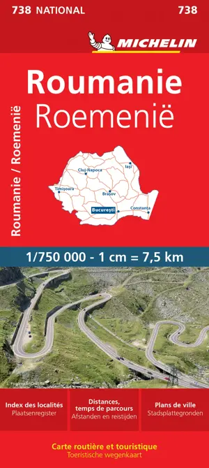 Wegenkaart National 738 Roemenië