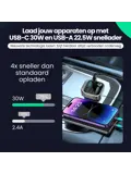 FM Transmitter - Bluetooth - USB-C 30W
