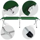 Inklapbaar veldbed voor één persoon