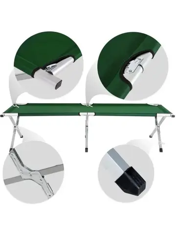 Inklapbaar veldbed - 200 x 71 x 45 cm