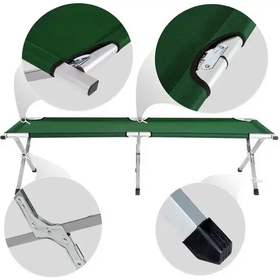 Inklapbaar veldbed - 200 x 71 x 45 cm