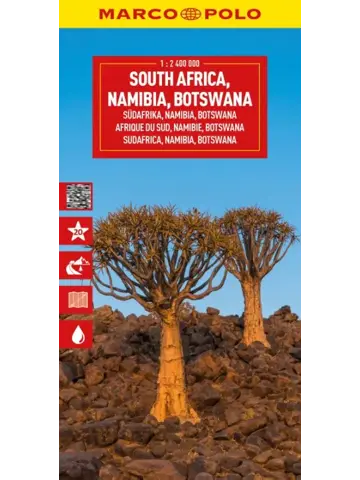 Marco Polo wegenkaart Zuid-Afrika-Namibië
