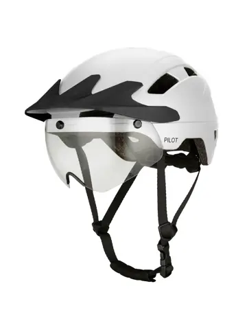 PILOT fietshelm met regencap