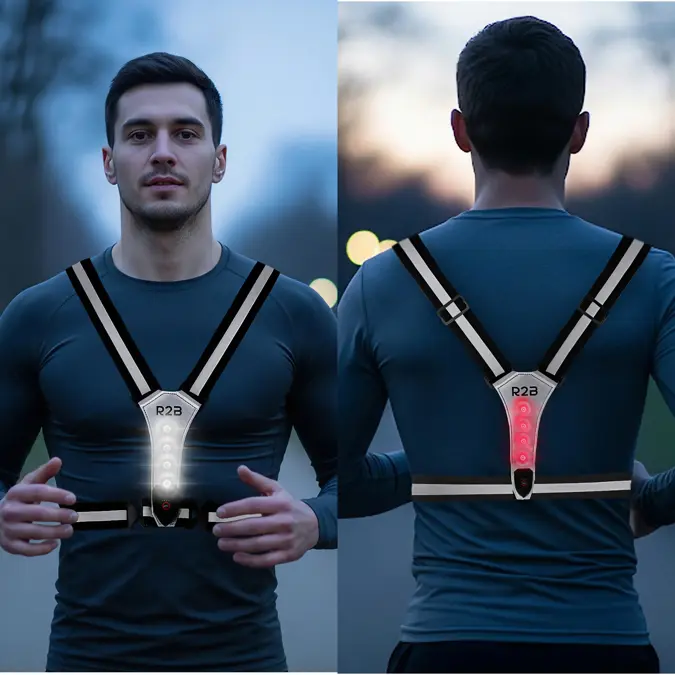 R2B Hardloopvest oplaadbaar